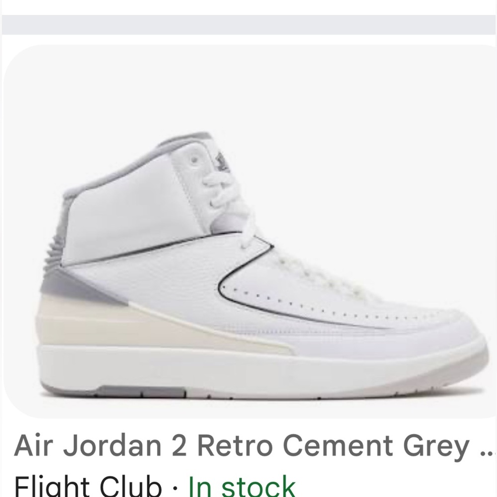 2023 Air Jordan 2 Retro 'White Cement'